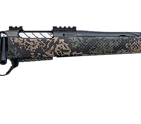 Seekins Precision 0011710291-F Havak PH3 300 PRC 22" Black Fluted Threaded Barrel, Black Picatinny Rail Steel Receiver, Adj Cheek Riser Woodland Shadow Synthetic Stock