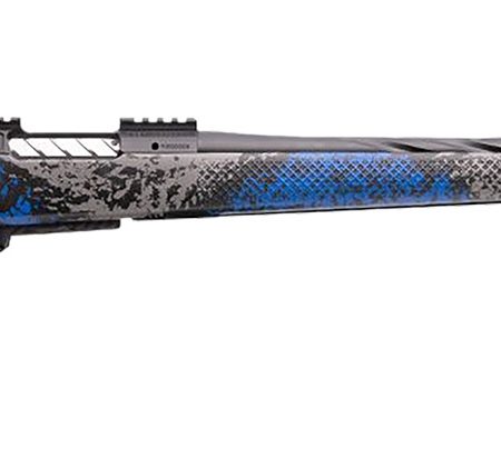 Seekins Precision 0011710325-F Havak PH3 6.5 PRC 24" Black Fluted Threaded Barrel, Black Picatinny Rail Steel Receiver, Adj Cheek Riser Glacier Shadow Synthetic Stock