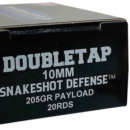DoubleTap Ammunition 10MMSS20 Snake Shot  10mm 20 Per Box/50 Case