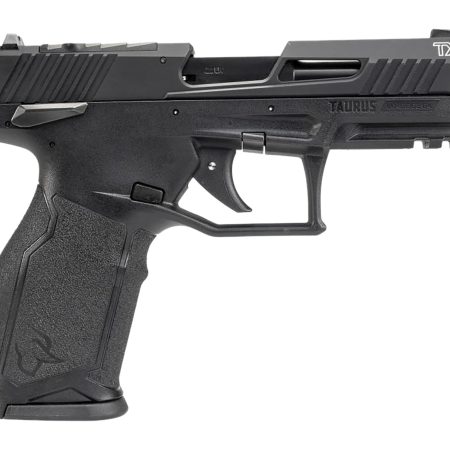 Taurus 1-2TX22P341-15 TX22 T.O.R.O. 22 LR 15+1 4.10" Matte Black Steel Barrel, Black Hard Coat Anodized Optic Ready/Serrated Slide, Black Polymer Frame w/Picatinny Rail, Textured Grip