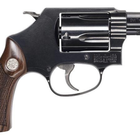 Smith & Wesson 14076 Model 36  J-Frame 38 Special +P 5 Shot 1.88" Blued Carbon Steel Barrel, Blued Cylinder, Blued Carbon Steel Frame, Checkered Wood Grip, No Safety, Exposed Hammer