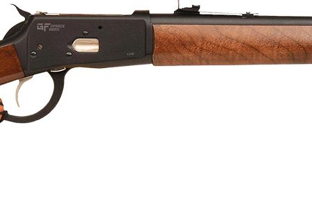 Gforce Arms GFLVR44 Saddlehorn  44 Mag 10+1 20" Black Steel Barrel, Black Aluminum Receiver, Fixed Walnut Stock