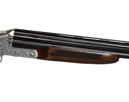 ATI ATIGKOF123B26 3B  12 Gauge 3.50" 3 Shot 26" Vent Rib Barrel, Engraved Silver Receiver, Fixed Wood Stock