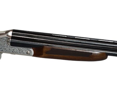 ATI ATIGKOF123B28 3B  12 Gauge 3.50" 3 Shot 28" Vent Rib Barrel, Engraved Silver Receiver, Fixed Wood Stock
