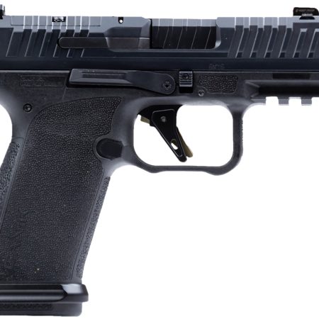 Canik HG8328N Mete MC9 Prime 9mm Luger 17+1 3.64" Black Nitride Compensated Barrel, Black Nitride Integrated Compensator/Optic Ready/Serrated Steel Slide, Black Polymer Frame w/Picatinny Rail