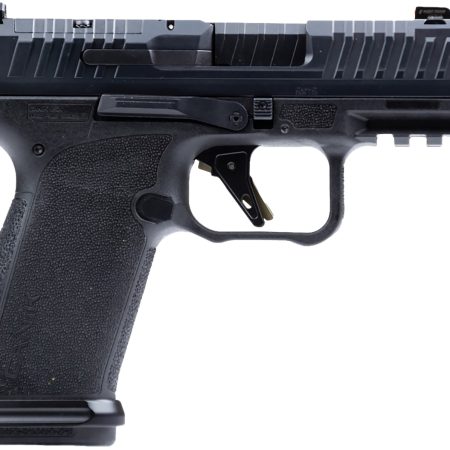 Canik HG8329N Mete MC9 Prime 9mm Luger 10+1 3.64" Black Nitride Compensated Barrel, Black Nitride Integrated Compensator/Optic Ready/Serrated Steel Slide, Black Polymer Frame w/Picatinny Rail
