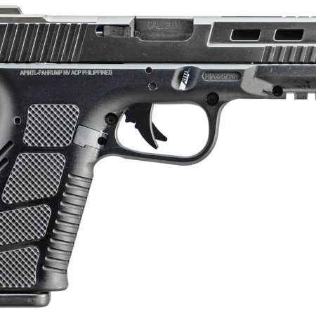 Rock Island 57124 STK100  9mm Luger 17+1 4" Black PVD Ported/Serrated  Slide, Black Anodized Frame