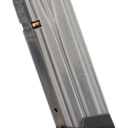 Magpul MAG1465-SST AMAG 21rd 9mm Fits Sig P320 Silver/Black Stainless Steel/Polymer