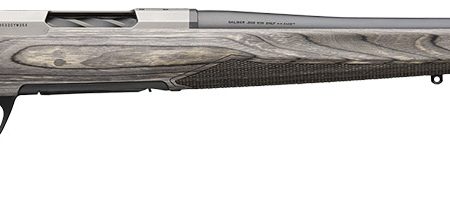 Browning 036092299 X-Bolt 2 Hunter Full Size 6.8 Western 3+1 24"  Matte Blued Threaded Sporter Barrel, Drilled & Tapped Stainless Steel Receiver, Fixed Gray Laminate Stock, Radial Muzzle Brake