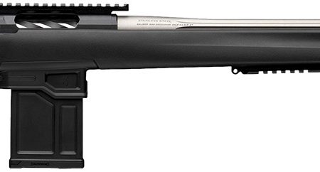 Browning 036094297 X-Bolt 2 Target Max 300 PRC 5+1 26" Satin Gray Fluted Threaded Barrel, Matte Blued Picatinny Rail Steel Receiver, Picatinny Rail Forend, Adj Comb & LOP Black Composite Stock