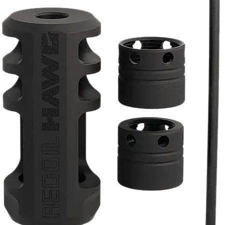 Browning 001293099 Xeno Recoil Hawg Black Matte Stainless Steel 1/2"x28 Threads 2.20" OAL