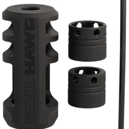 Browning 001293097 Xeno Recoil Hawg Black Matte Stainless Steel 5/8"x24 Threads 2.20" OAL
