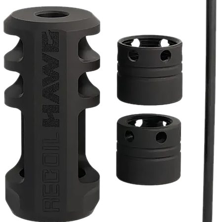 Browning 001293093 Xeno Recoil Hawg Black Matte Stainless Steel M13x0.75 Threads 2.20" OAL