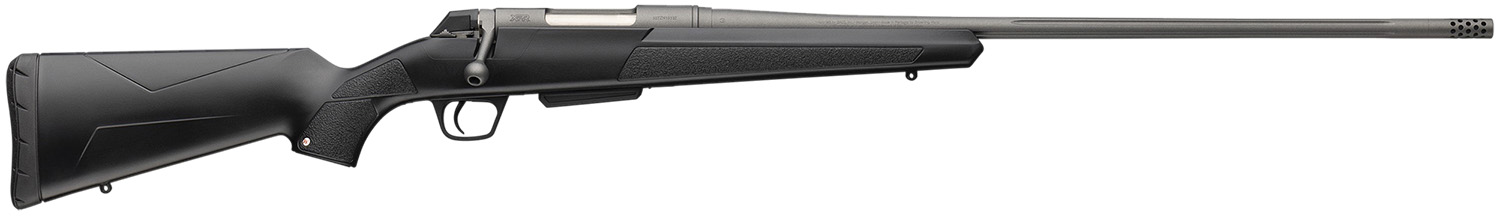 Winchester Repeating Arms 535801296 XPR Extreme 350 Legend Tungsten Cerakote Fluted Threaded Barrel & Drilled & Tapped Steel Receiver, Fixed Black Synthetic Stock
