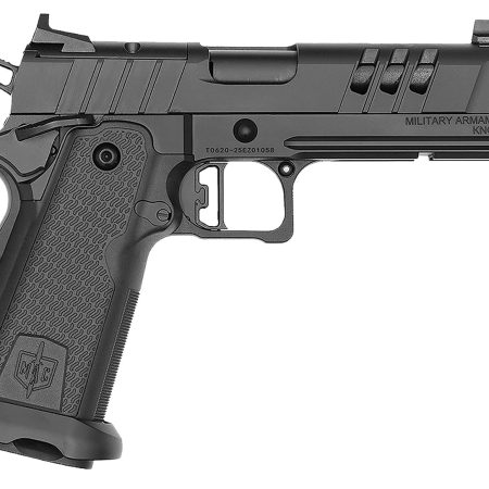 MAC 12500016 9 DS-D Comp 9mm Luger 17+1 5" Black QPQ Ported Bull Barrel, QPQ Tenifer Cerakote Ported/Optic Cut/Serrated Steel Slide, QPQ Tenifer Cerakote Steel Frame w/Accessory Rail & Beavertail