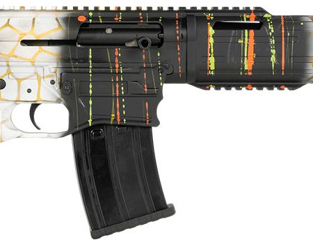 Tokarev USA 21000428 TAR SP 12 Gauge AR Style 18.50" Splatter Camo Aluminum Receiver w/Picatinny Rail, Polymer Stock, Ambidextrous