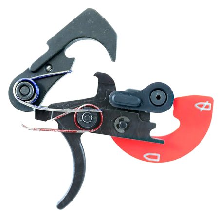 Franklin Armory 0150000BLK Binary Black Curved Trigger Fits B&T APC9 Ambidextrous