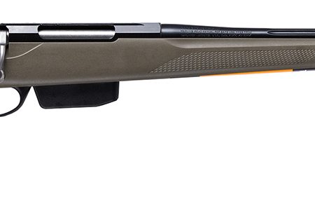 Tikka JRTXGSL31320MT T3x Superlite 350 Legend 20" Blued Fluted Threaded Barrel, Blued Drilled & Tapped Steel Receiver, Fixed Green Synthetic Stock