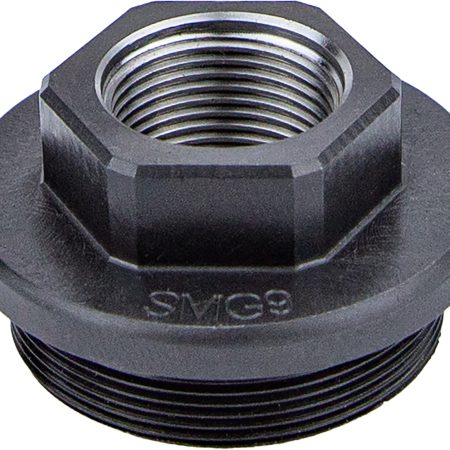 Kgm Suppressors A-DTA-S-1  Direct Thread Adapter Fits 1/2"x28 Steel Nitride Black