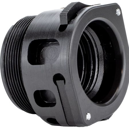 Kgm Suppressors A-QDA-DL  QD Adapter Fits 1.375"x24 Steel Nitride Black