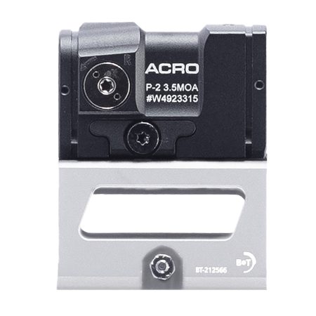 B&T Firearms AP-200691-39-QD-ST Aimpoint ACRO P-2 Black 1x 3.5 MOA Red Dot Reticle Includes White B&T 39mm Picatinny Mount