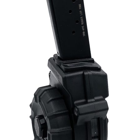 ProMag DRMA95   30rd Drum 9mm Fits Ruger LC9/EC9 Black Polymer