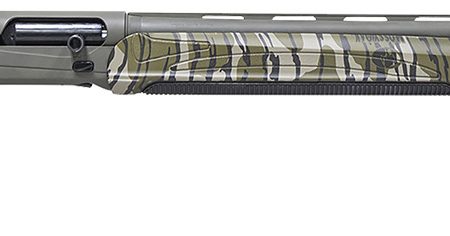 Pointer REXPFT12CAMO Field Tek FT12 Full Size 12 Gauge Semi-Auto 3" 5+1 28" OD Green Cerakote Vent Rib Barrel, OD Green Cerakote Aluminum Receiver, Fixed Mossy Oak Bottomland Synthetic Stock