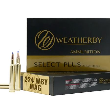 Weatherby R224805FBT   224WthbyMag 80.5gr 20 Per Box