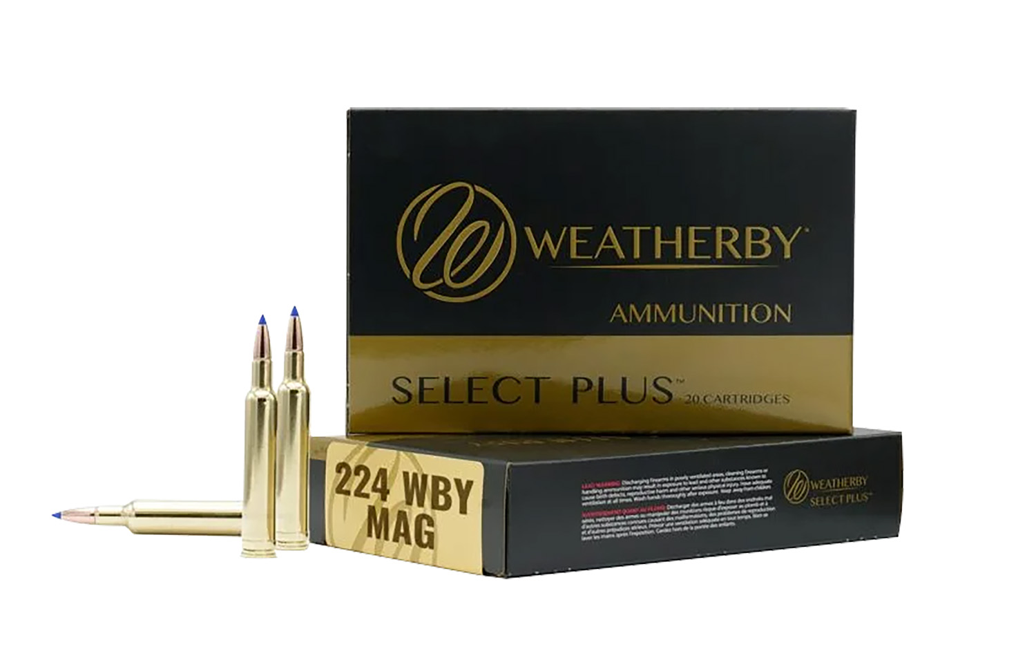 Weatherby R224805FBT 224WthbyMag 80.5gr 20 Per Box