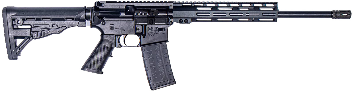 ATI ATIG15MS556ML10 MilSport 5.56x45mm 30+1 16" Black Threaded Barrel, Matte Black Picatinny Rail Receiver, 10" M-LOK Handguard, Black 6 Position Rogers Super-Stoc, Black Polymer Grip