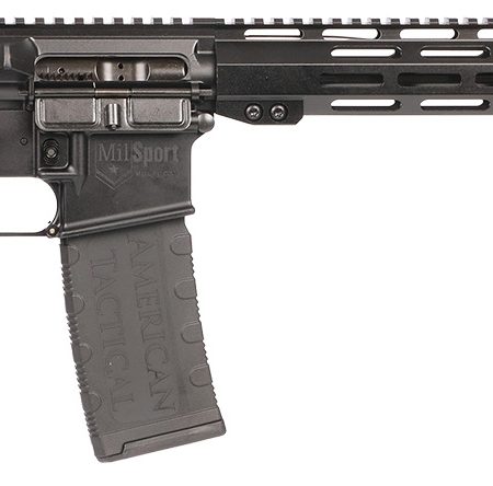 ATI ATIG15MS556ML13 MilSport  5.56x45mm 30+1 16" Black Threaded Barrel, Matte Black Picatinny Rail Receiver, 13" M-LOK Handguard, Black 6 Position Rogers Super-Stoc, Black Polymer Grip