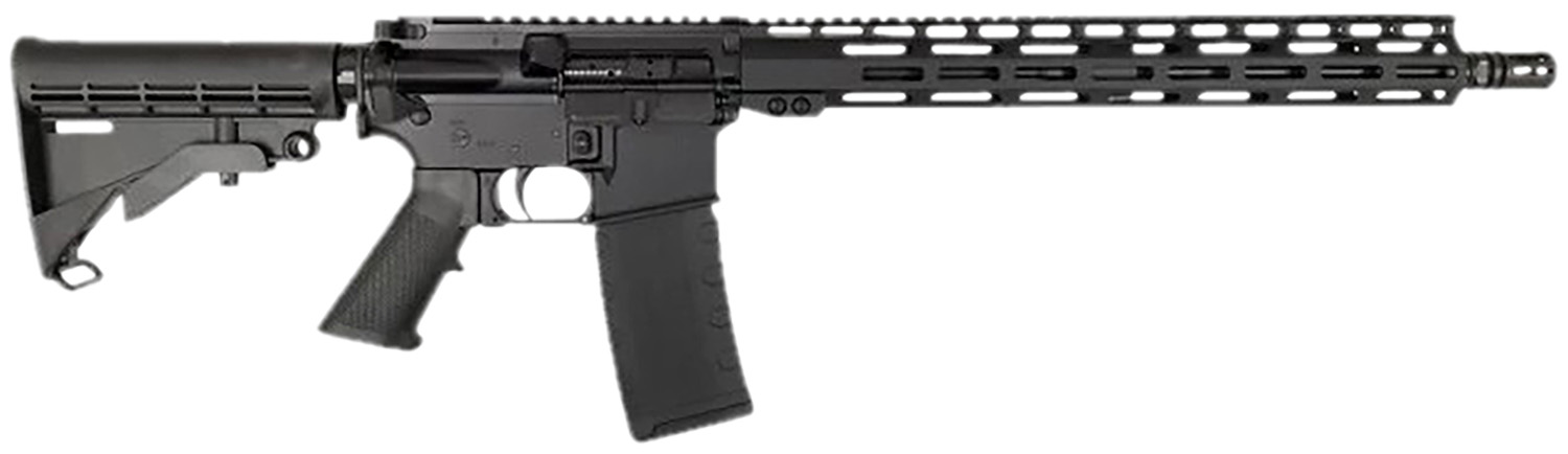 ATI ATIG15MS556ML15CA MilSport *CA Compliant 5.56x45mm 10+1 16" Black Non-Threaded Barrel, Matte Black Picatinny Rail, 15" M-LOK Handguard, Fixed Black Synthetic Stock, Black Polymer Grip