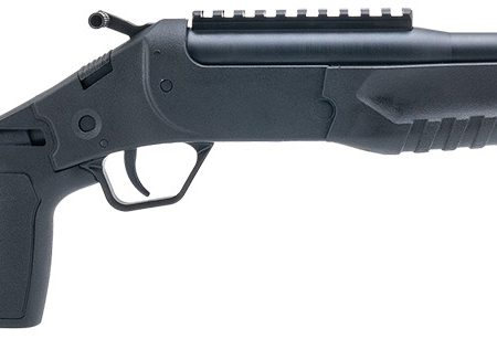 Rossi LWC300B-BKFS LWC  300 Blackout Single Shot 16.50" Black Oxide Threaded Barrel, Black Picatinny Rail Alloy Steel Receiver, Folding Black Polymer Stock