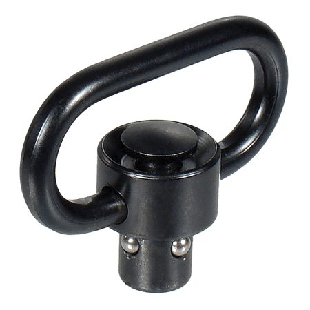 Leapers TLQDSW18 QD Sling Swivel Black 1.38" Push Button Steel