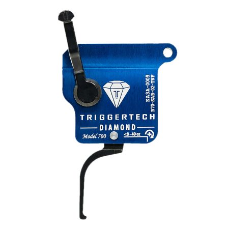 TriggerTech R70SAB02TNF Diamond  Black Flat Straight Fits Remington 700 Right Hand