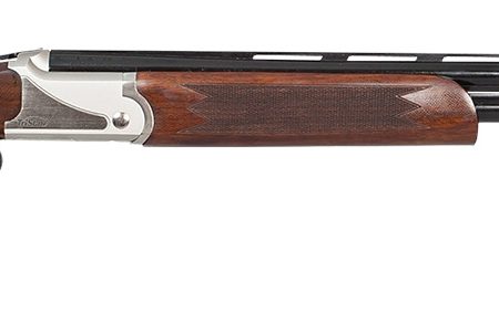 TriStar 98730 Upland Hunter Silver II 12 Gauge 3" 2rd 28" Over/Under Vent Rib Barrel, Fixed Walnut  Stock