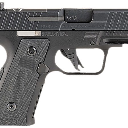 IWI US M9SLIM10CE MASADA Slim Commander Elite Compact Frame 9mm Luger 10+1 3.40" Black Button-Rifled Barrel, Black Optic Ready/Serrated Steel Slide, Black Aluminum Frame w/Picatinny Rail, Polymer Grip
