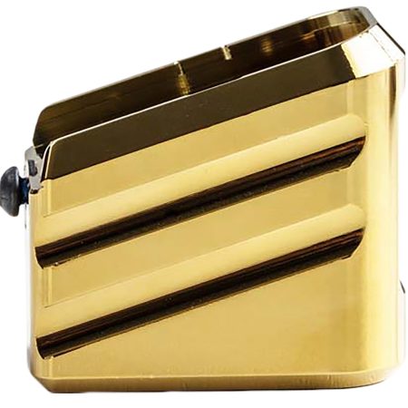 Cross Armory CRG+0MEG19GD Magazine Extension  Fits Glock 19/23/32 Gen 1-5 Gold Aluminum