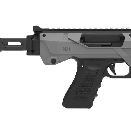 Meta Tactical Llc MX1-PS-GY MX-1 Conversion Kit Compatible w/Glock, Gray Aluminum Frame w/M-LOK & Picatinny Rail, Black Polymer Folding Stabilizer