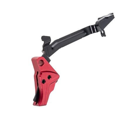 Tyrant CNC TDGTRIG34REDBLACKBAR I.T.T.S Trigger/Bar Red/Black Fits Glock Gen3-4