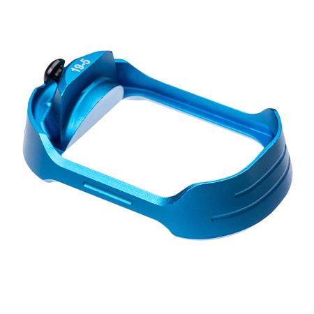 Tyrant CNC TDG19G5MWBLUEBLKSCREW Magwell Fits Glock 19 Gen 5 Blue Aluminum