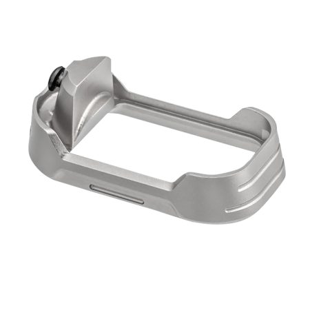 Tyrant CNC TDG17MWG3GREYBLACKSCRE  Magwell Fits Glock 17 Gen 3 Grey Aluminum