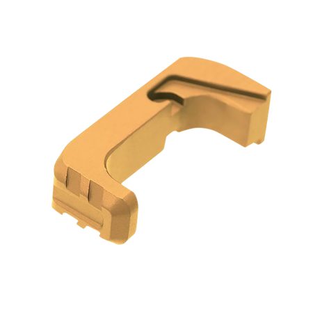 Tyrant CNC TDGEMRGLDLD  Extended Magazine Release Glock Gen4-5 Gold Aluminum