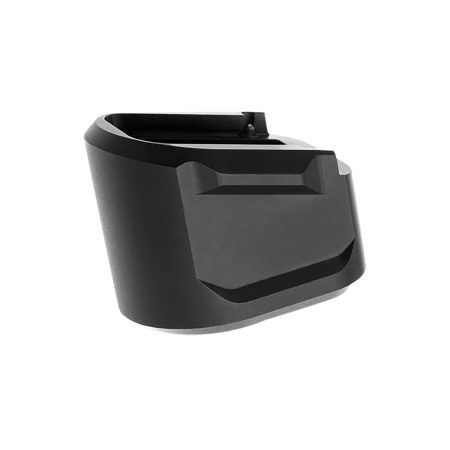 Tyrant CNC TDECHEMAGEX17BLK  Magazine Extension 9mm Fits Springfield Echelon 5rd Black Aluminum