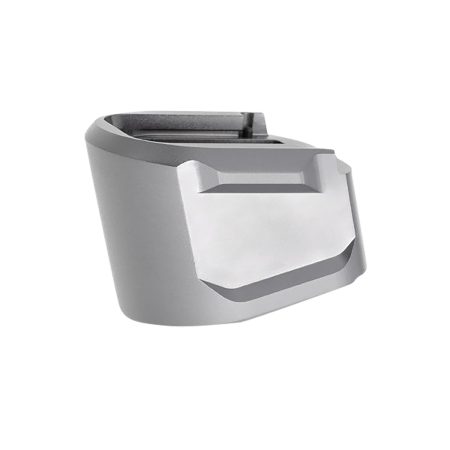 Tyrant CNC TDECHEMAGEX17GREY  Magazine Extension 9mm Fits Springfield Echelon 5rd Grey Aluminum