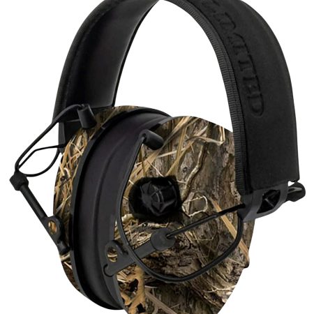 Radians DUE2HPCAMOBX Ducks Unlimited Electronic Muff 23 dB Over the Head Mossy Oak