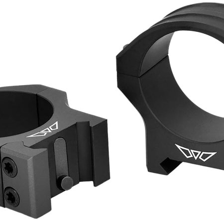 Warne 8550M HyperLite Black Aluminum 1" Tube Medium Maxima/Weaver/Picatinny