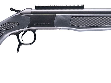 CVA CR4436 Scout  6.5 Creedmoor 1rd 20" Blued Threaded Barrel, Blued Picatinny Rail Receiver, Stealth Gray Fixed Synthetic Stock