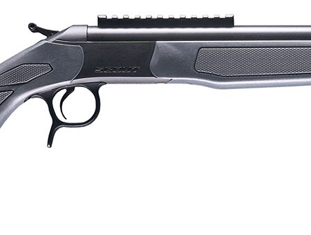 CVA CR4438 Scout  350 Legend 1rd 20" Blued Threaded Barrel, Blued Picatinny Rail Receiver, Stealth Gray Fixed Synthetic Stock