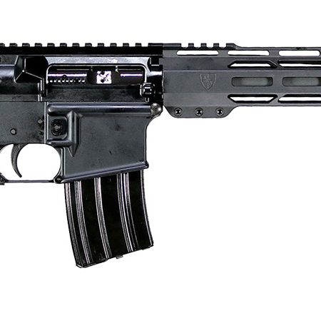 Alexander Arms RTA50ST Tactical  50 Beowulf 7+1 16.50" Threaded Barrel, Black Anodized Receiver w/Picatinny Rail, M-LOK Handguard, Black Synthetic Stock & Black A2 Grip